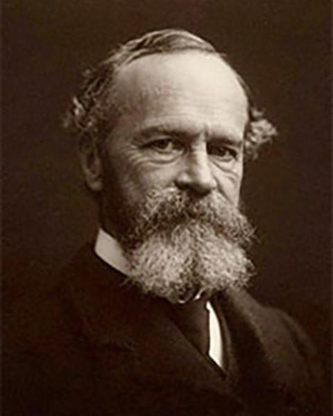 Black and White Photo of William James 
